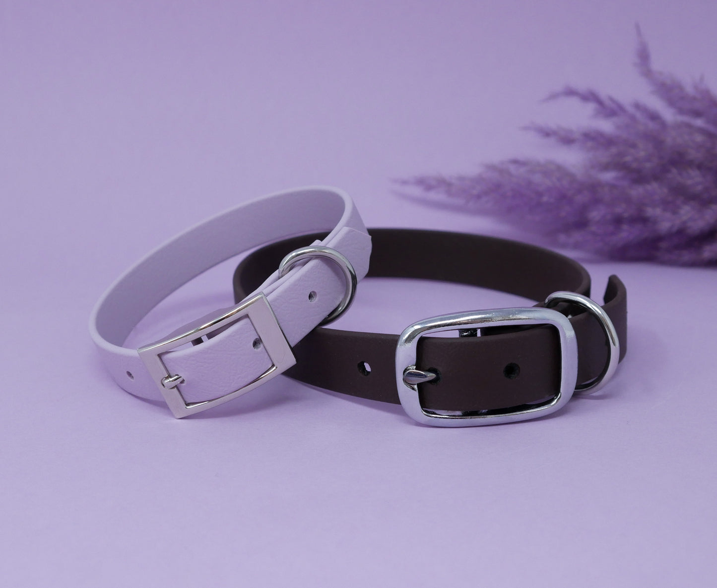 Biothane Halsband Classy - Pastell-Lila