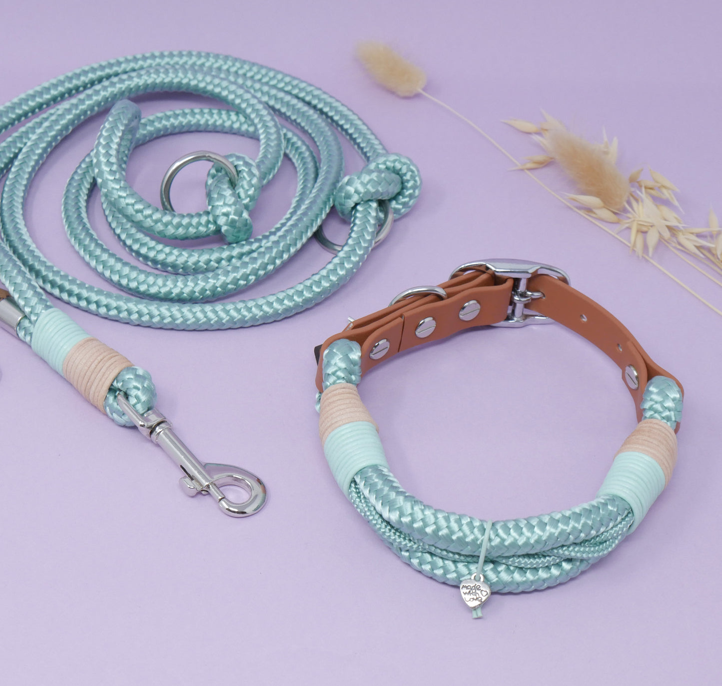 Tauhalsband 'Traveller' - Seegrün