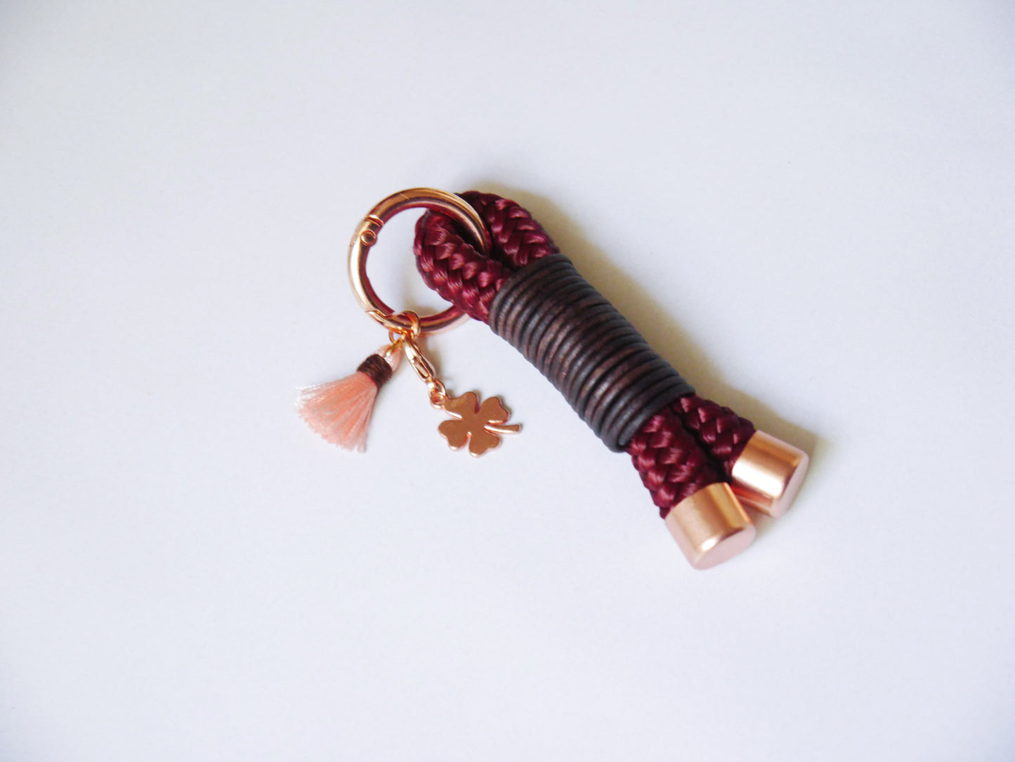 Key chain made of rope
