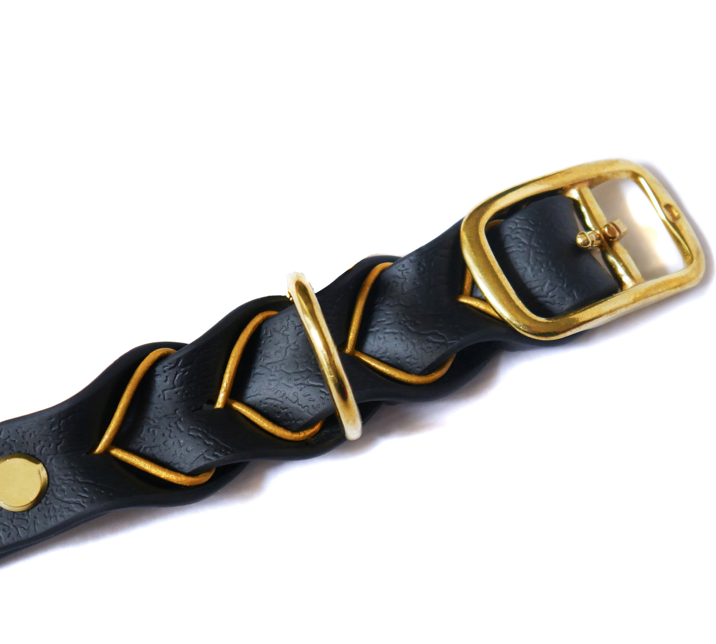 Biothane Halsband Deluxe - Schwarz