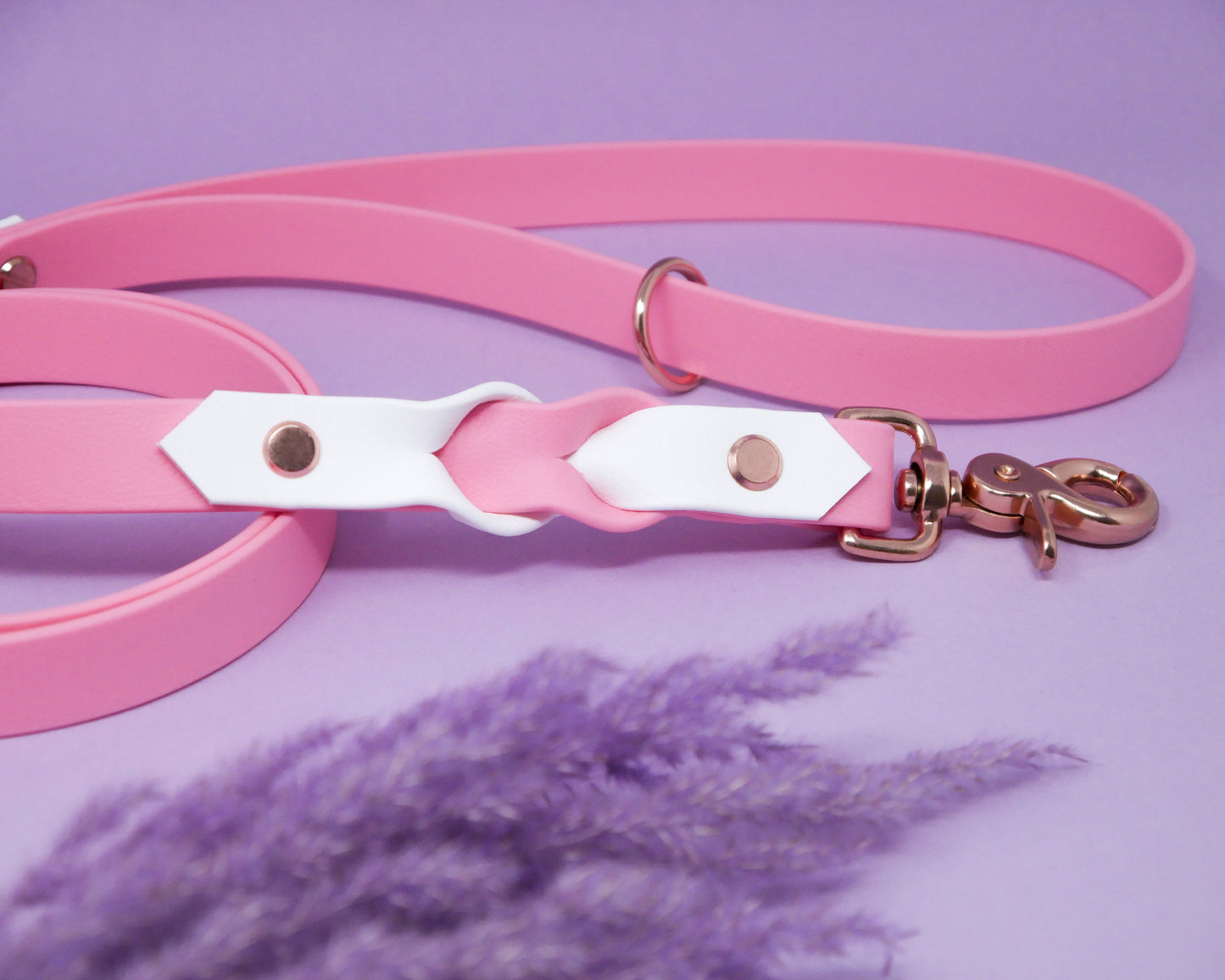 Biothane Leash Deluxe 'Color Fusion' - With hand strap