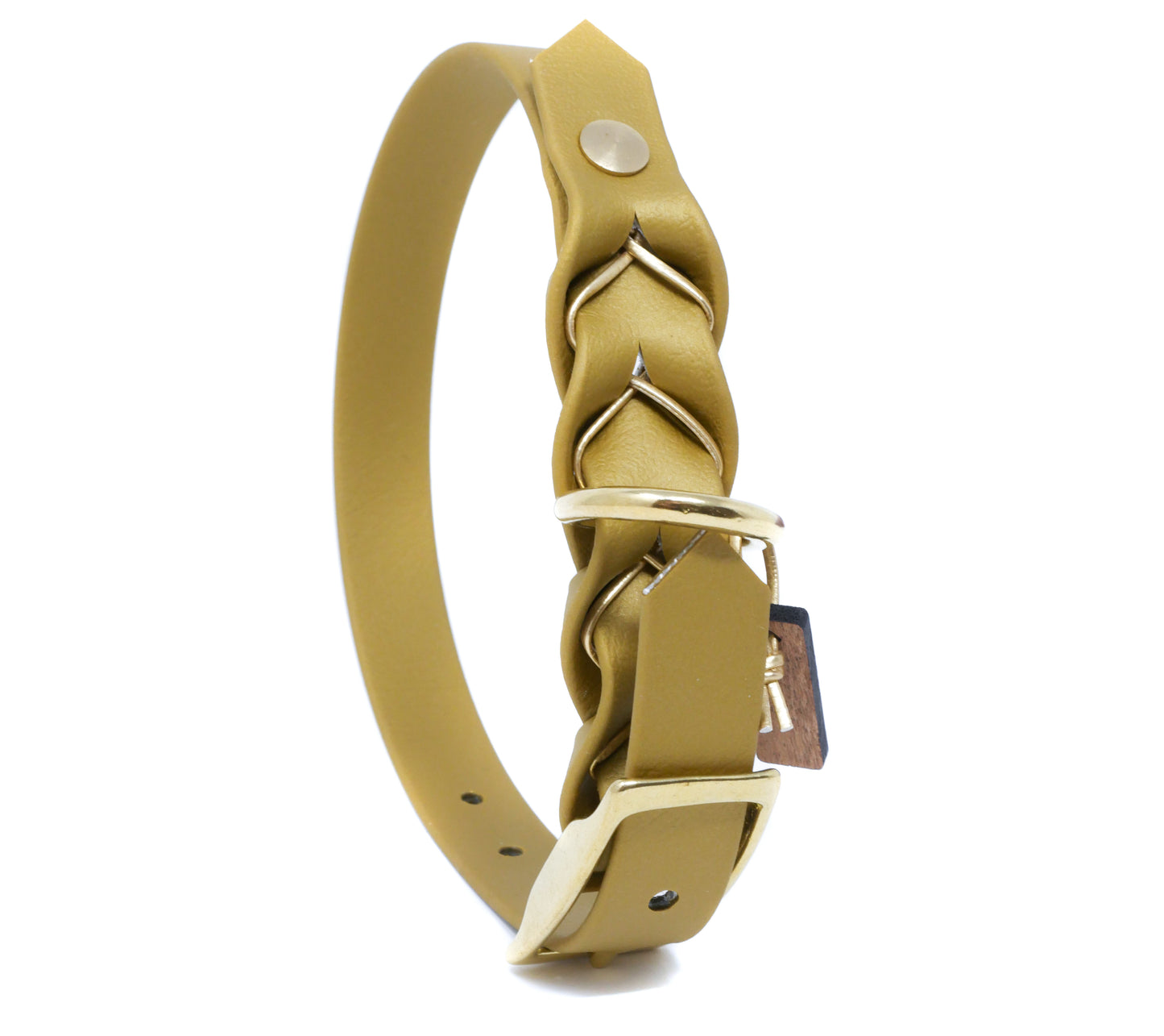 Biothane Halsband Deluxe - Gold