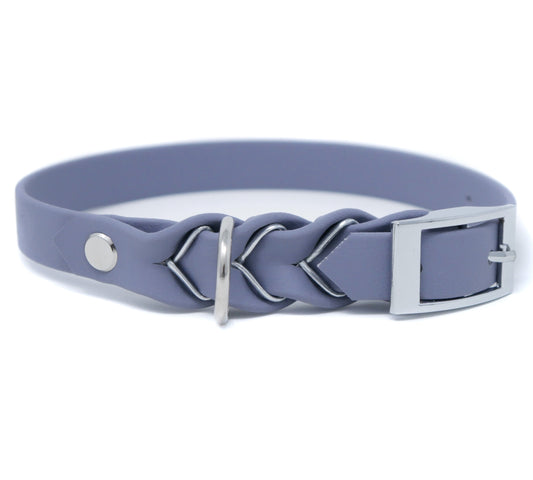 Biothane Halsband Deluxe - Grau