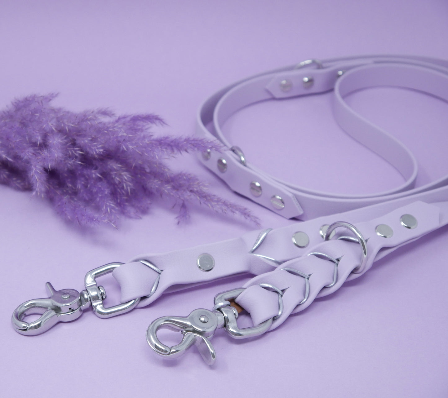 Biothane Leash Deluxe - Pastel Purple