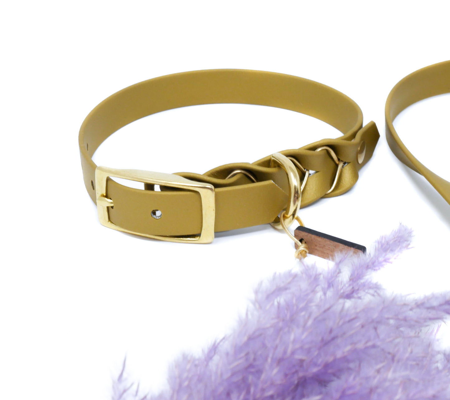 Biothane Halsband Deluxe - Gold