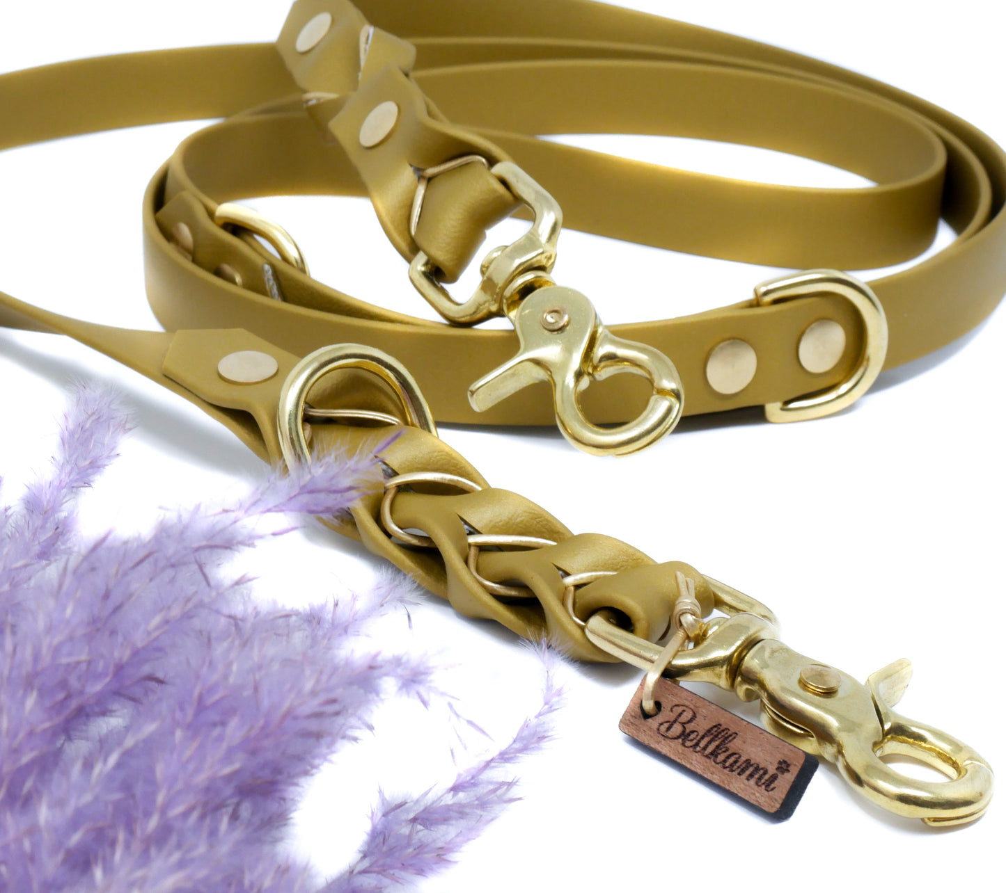 Biothane Leine Deluxe - Gold