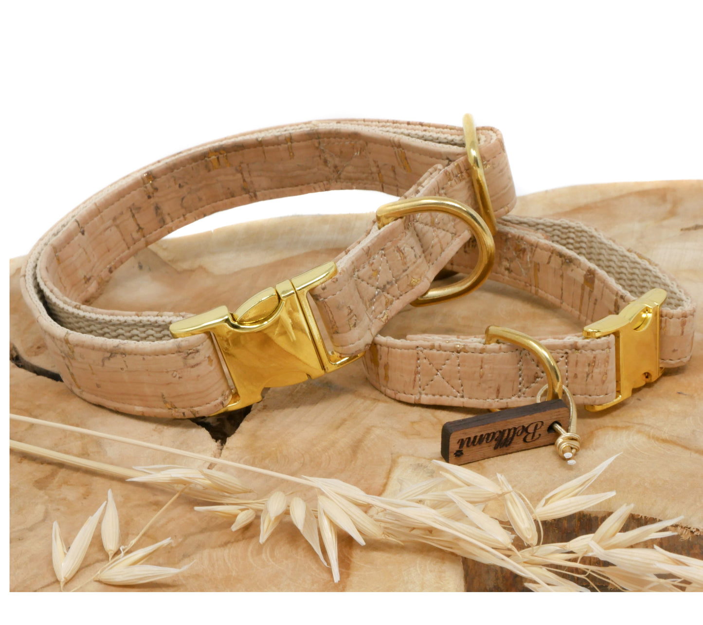 Halsband aus Kork - Golden Day
