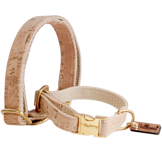 Halsband aus Kork - Golden Day