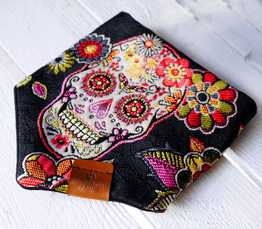 Bandana 'Mexican Skulls' - Black