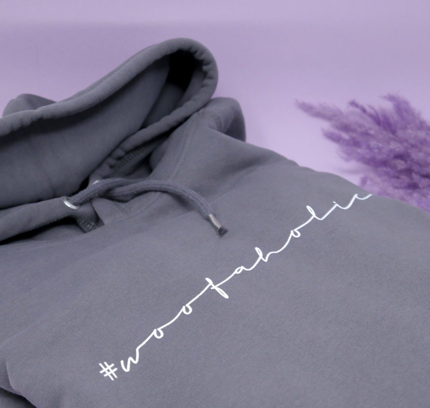 Hoodie #Woofaholic Dark - Organic