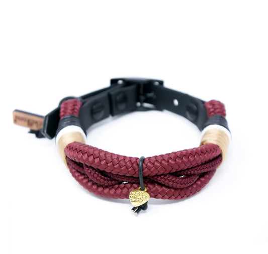 Tauhalsband 'Très Chic Bordeaux'