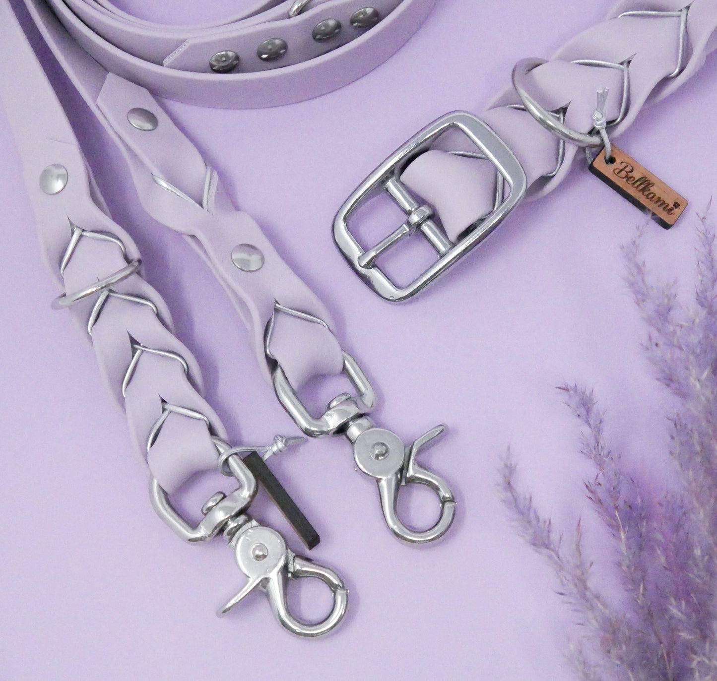 Biothane Leash Deluxe - Pastel Purple