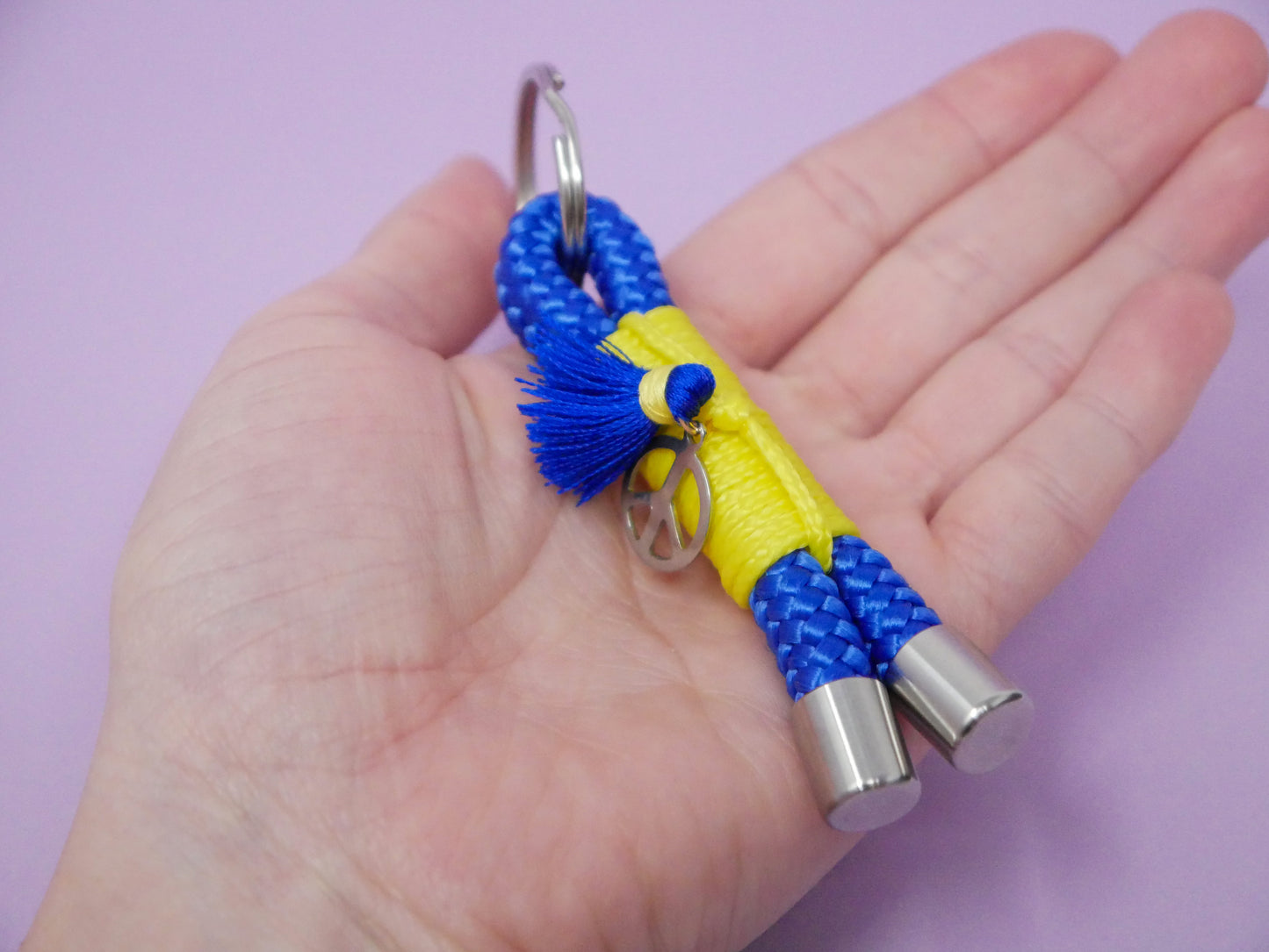 Keychain made of rope | For Ukraine