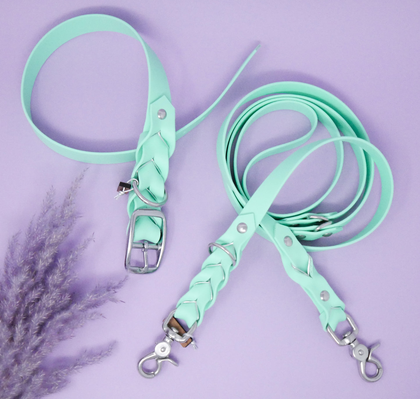 Biothane Leash Deluxe - Caribbean Green