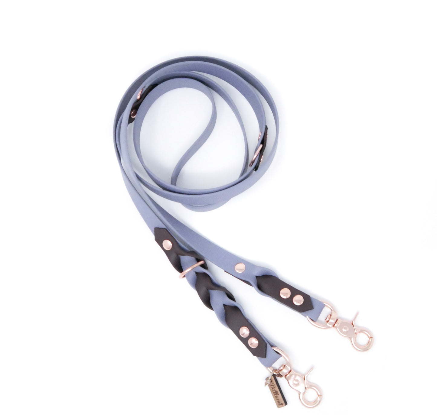 Biothane Leine 'Color Fusion' - Braun/Grau