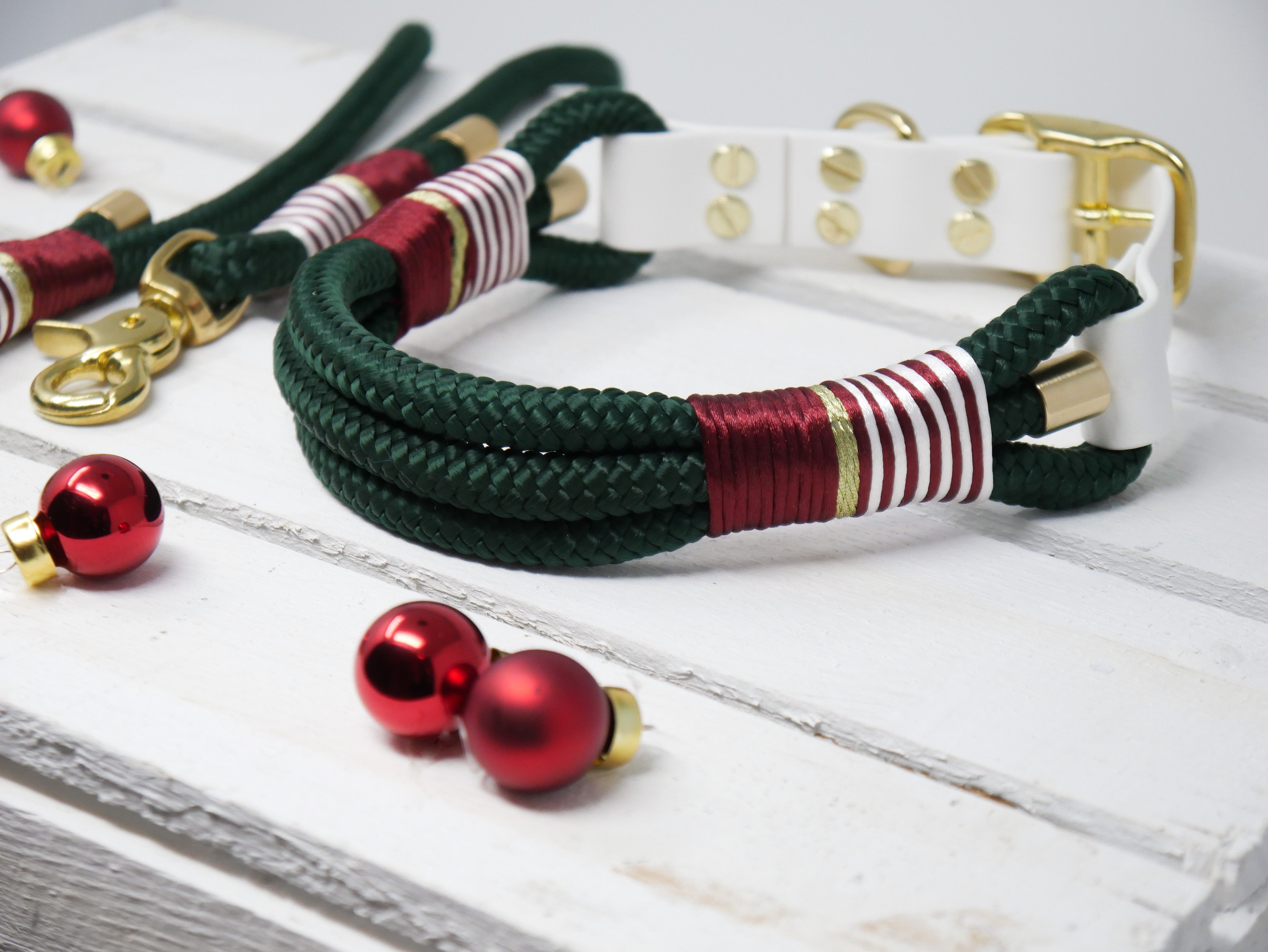 Rope Collar 'Woofmas Classic'