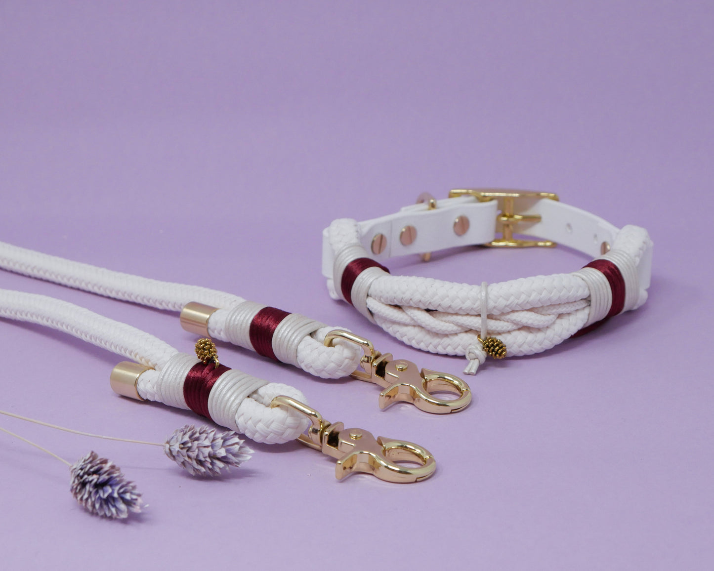 Rope collar 'Woofmas Light'