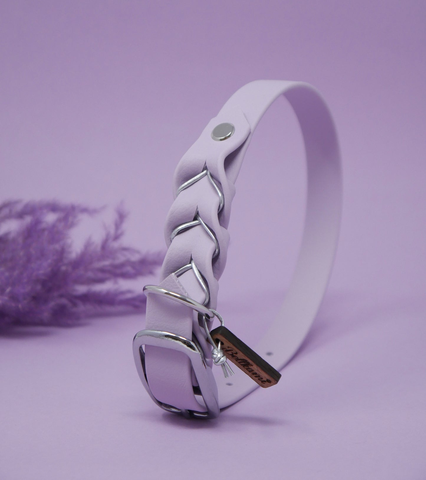 Biothane Halsband Deluxe - Pastellila