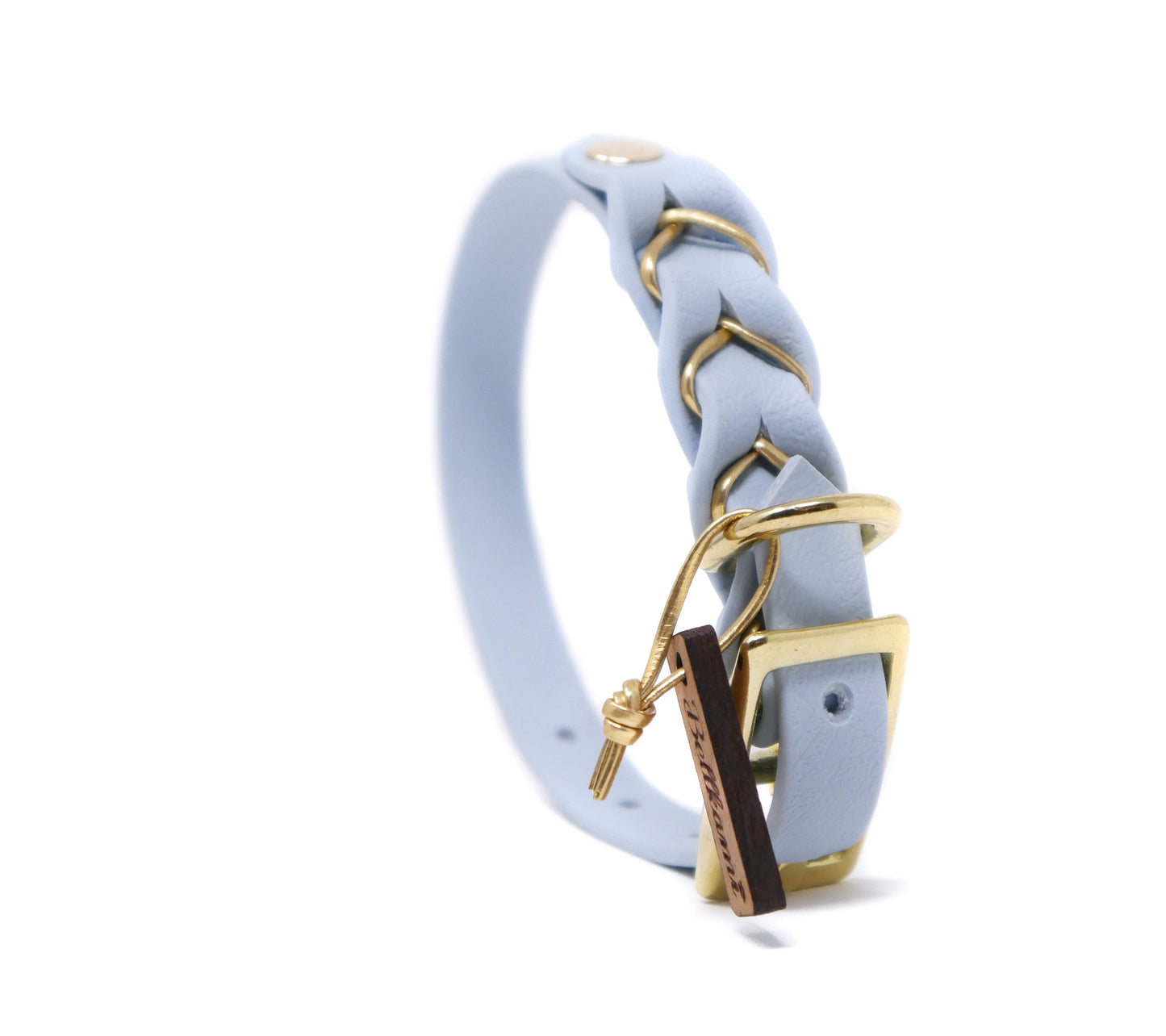Biothane Collar Deluxe - Pastel Blue