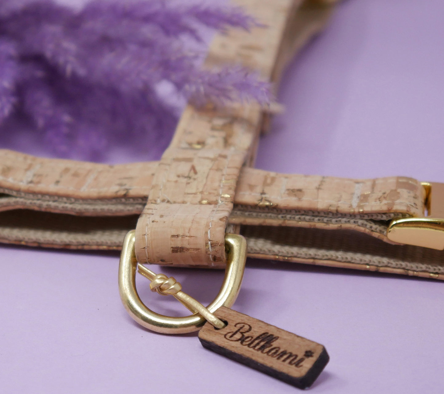 Cork Dog Harness - Golden Day