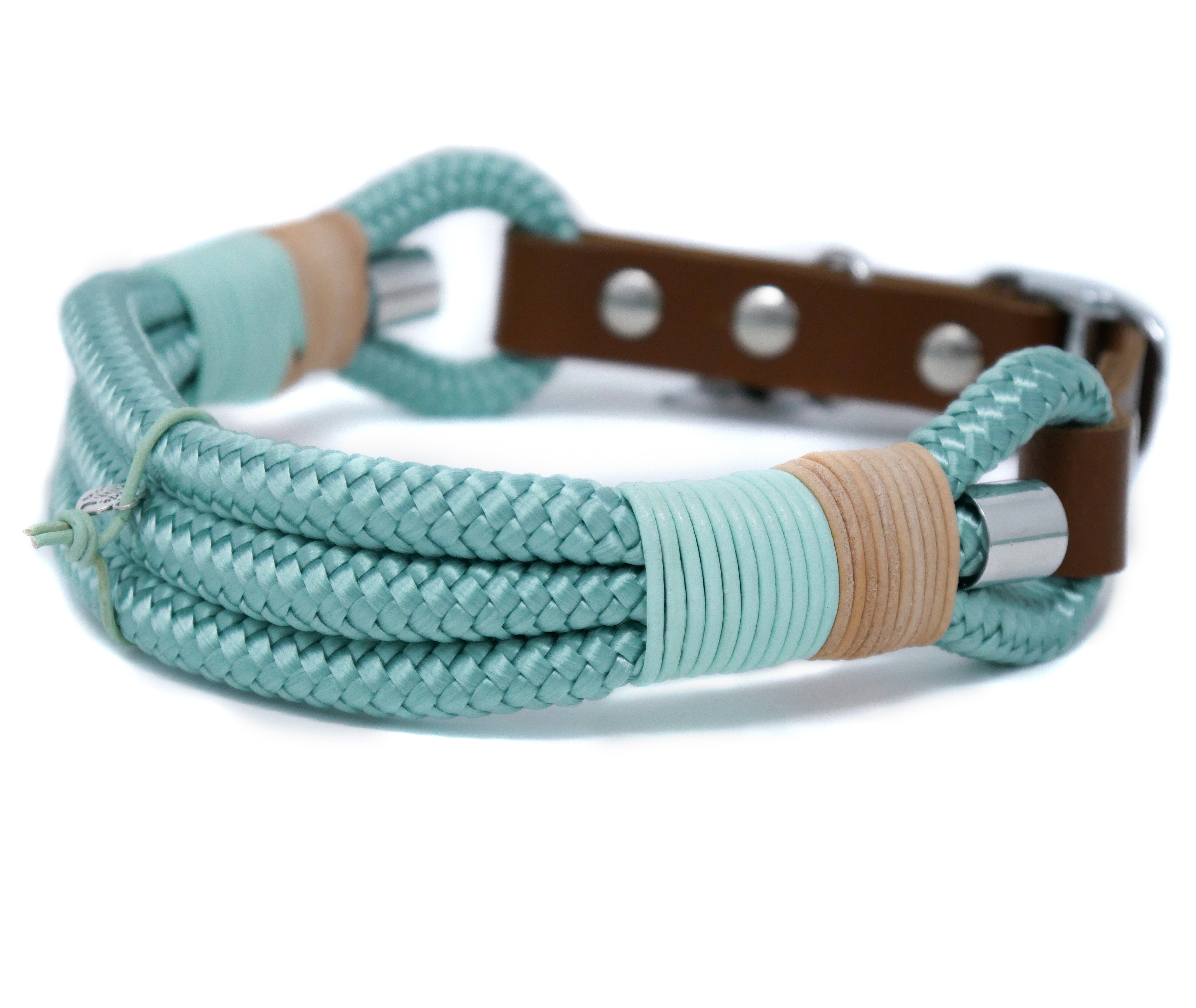 Rope Collar 'Traveller' - Sea Green