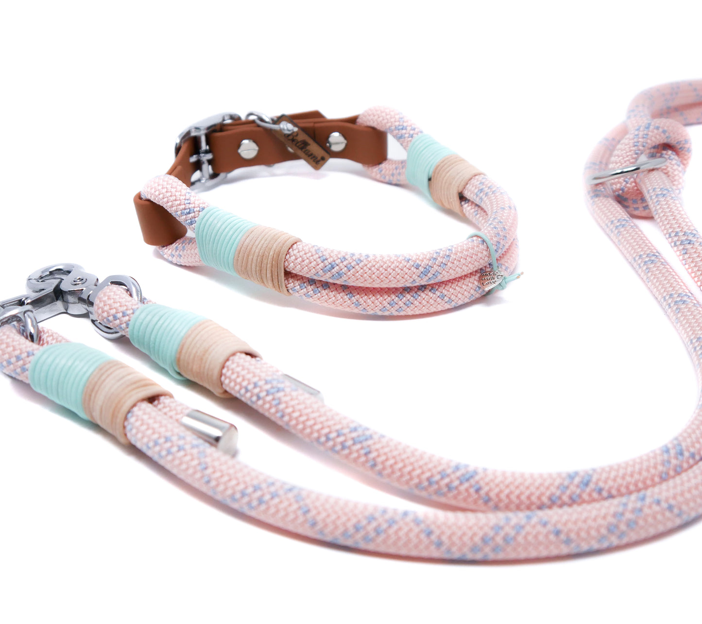 Rope Leash 'Traveller' - Pink