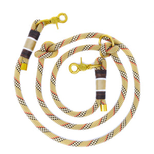 Rope leash 'Très Chic Touch'